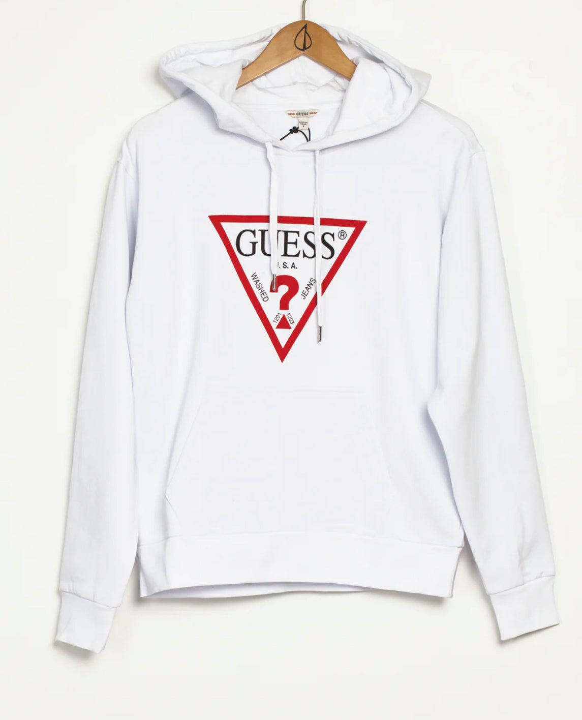 White GUESS hoodie